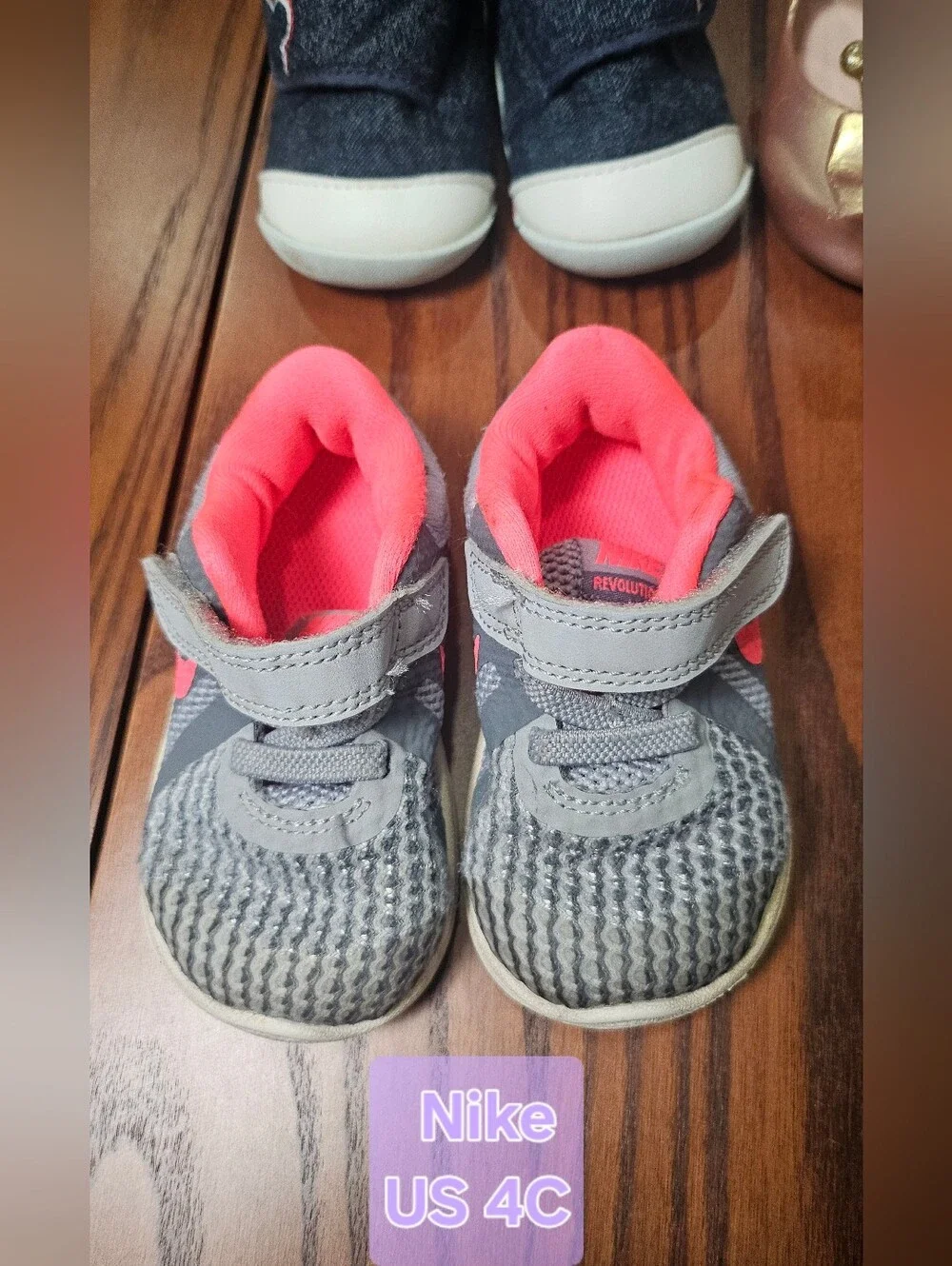 Bundle of 6 baby toddler shoes